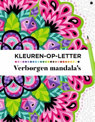 Afbeeldingen van Kleuren op letter verborgen mandala's