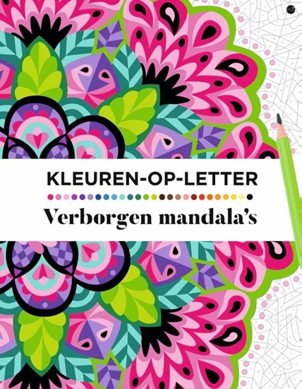 Afbeelding van Kleuren op letter verborgen mandala's