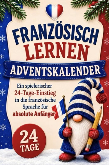 Afbeelding van Französisch lernen Adventskalender