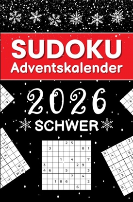 Afbeeldingen van Sudoku Adventskalender 2026 Schwer: 144 herausfordernde Sudokus von Schwer bis Extrem