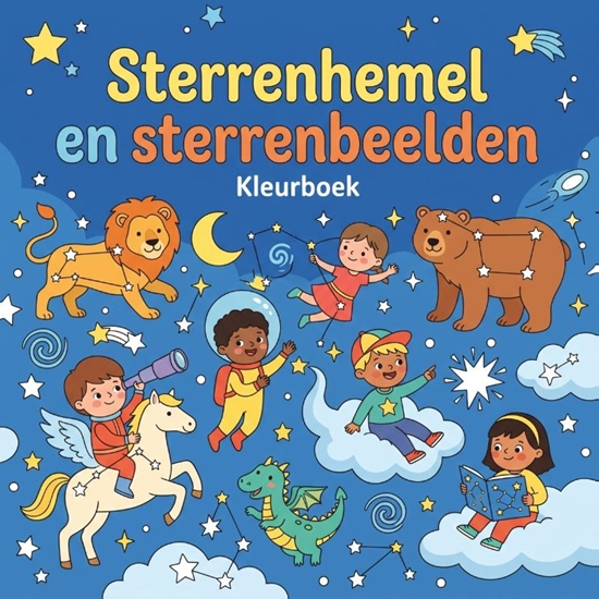 Afbeelding van Sterrenhemel en sterrenbeelden