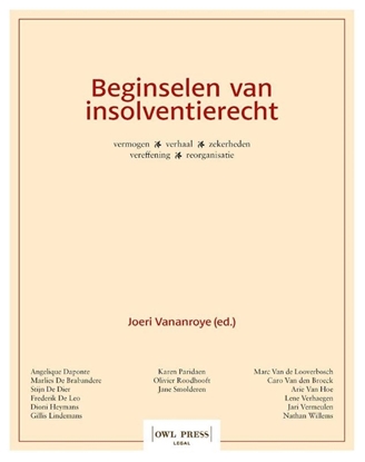 Afbeeldingen van Beginselen van insolventierecht