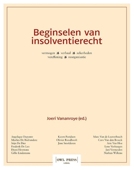 Afbeelding van Beginselen van insolventierecht