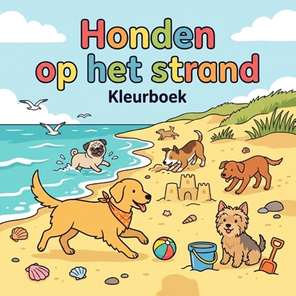Afbeeldingen van Honden op het strand