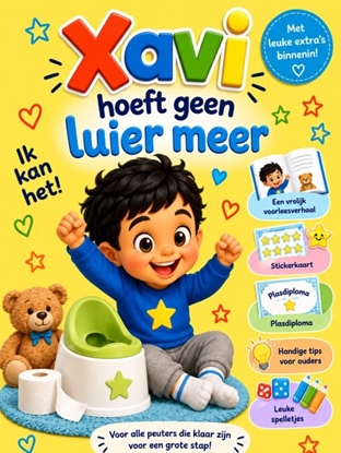 Afbeeldingen van Xavi hoeft geen luier meer