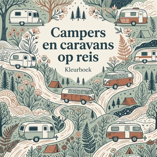 Afbeelding van Campers en caravans op reis