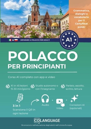 Afbeeldingen van Imparare il polacco per principianti: corso A1 completo con app e video
