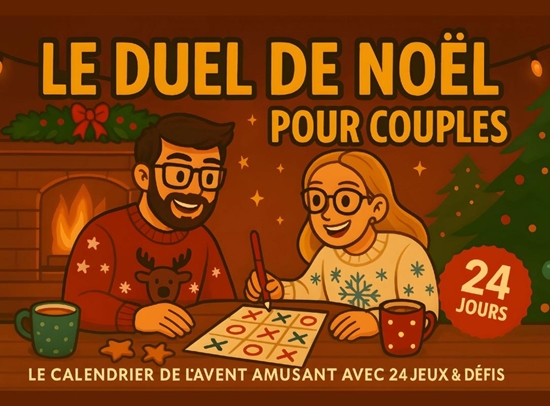 Afbeelding van Le Duel de Noël pour couples – Le calendrier de l’Avent amusant avec 24 jeux et défis