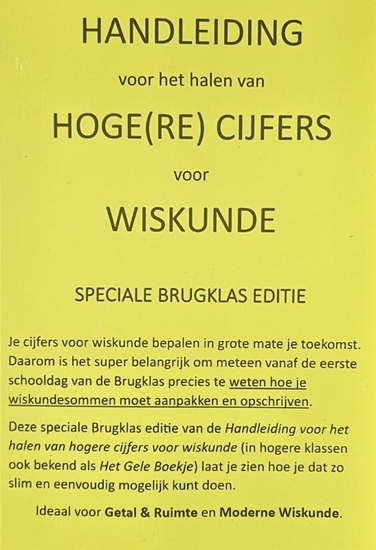 Afbeelding van Slim leren Handleiding voor het halen van hoge cijfers voor wiskunde