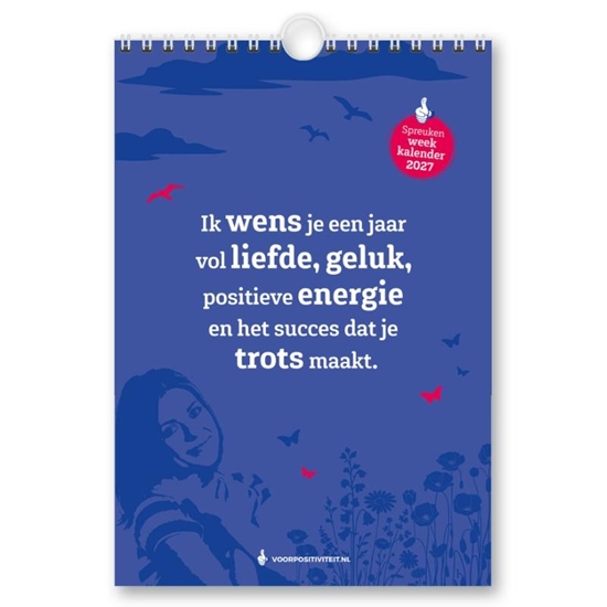 Afbeelding van Weekkalender positieve spreuken 2027