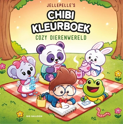 Afbeeldingen van Jellepelle's Chibi kleurboek
