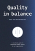 Afbeelding van Quality in balance