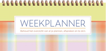 Afbeeldingen van Weekplanner - Yellow Tartan