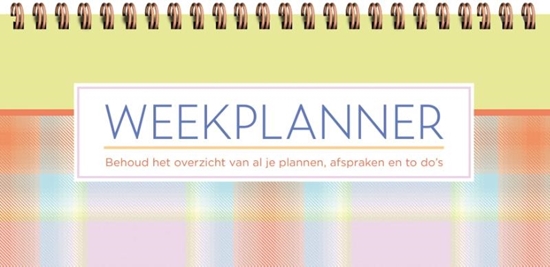 Afbeelding van Weekplanner - Yellow Tartan