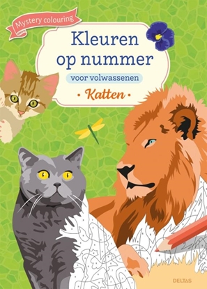 Afbeeldingen van Kleuren op nummer voor volwassenen - Katten