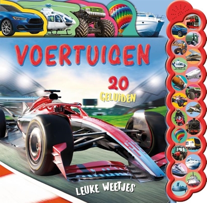 Afbeeldingen van Voertuigen - 20-geluidenboek