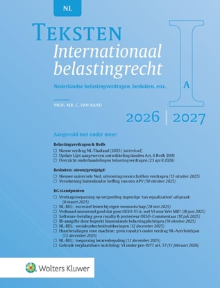 Afbeeldingen van Teksten Internationaal belastingrecht 2026/2027
