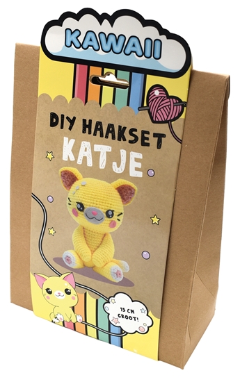 Afbeelding van Kawaii DIY haakset - Katje