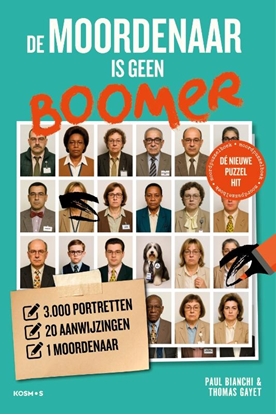 Afbeeldingen van Moordpuzzelboek - De moordenaar is geen boomer