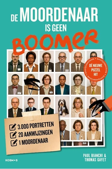 Afbeelding van Moordpuzzelboek - De moordenaar is geen boomer