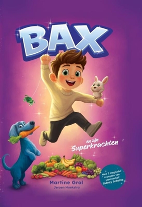 Afbeeldingen van Bax en zijn superkrachten
