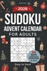 Afbeelding van Sudoku Advent Calendar for Adults: 24-Day Christmas Countdown | 144 Puzzles from Easy to Hard