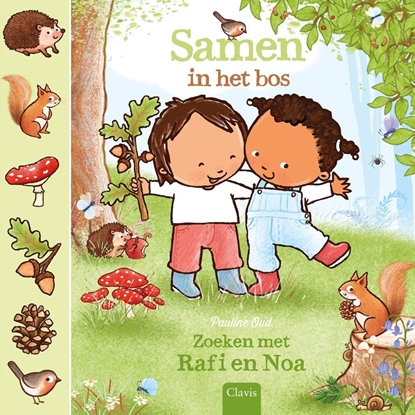Afbeeldingen van Zoeken met Rafi en Noa Samen in het bos