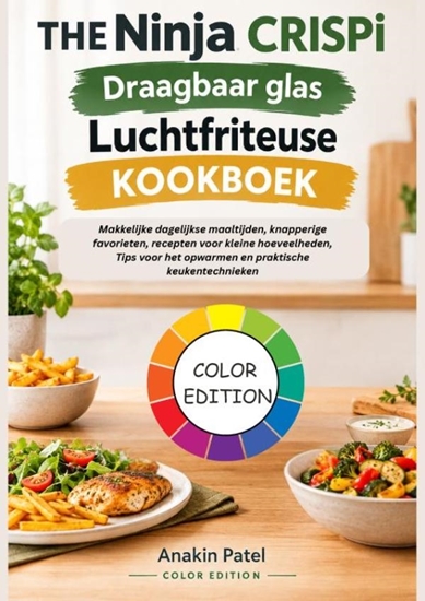 Afbeelding van THE Ninja CRISPi Draagbaar glas Luchtfriteuse KOOKBOEK