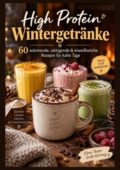 Afbeelding van High Protein Wintergetränke: 60 wärmende, sättigende & eiweißreiche Rezepte für kalte Tage