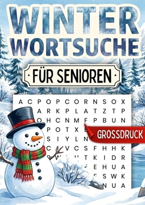 Afbeeldingen van Winter Wortsuchrätsel für Senioren - Großdruck