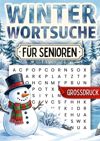 Afbeelding van Winter Wortsuchrätsel für Senioren - Großdruck