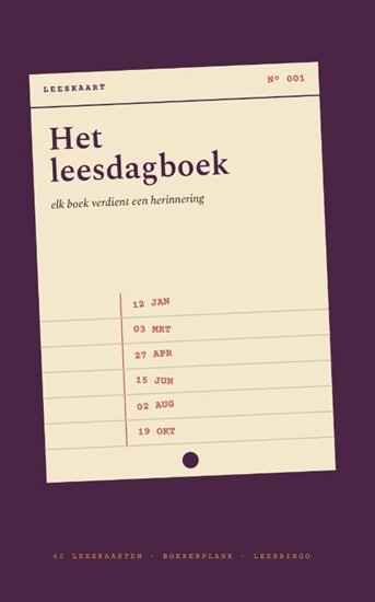 Afbeelding van Het leesdagboek