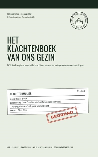 Afbeelding van Het klachtenboek van ons gezin